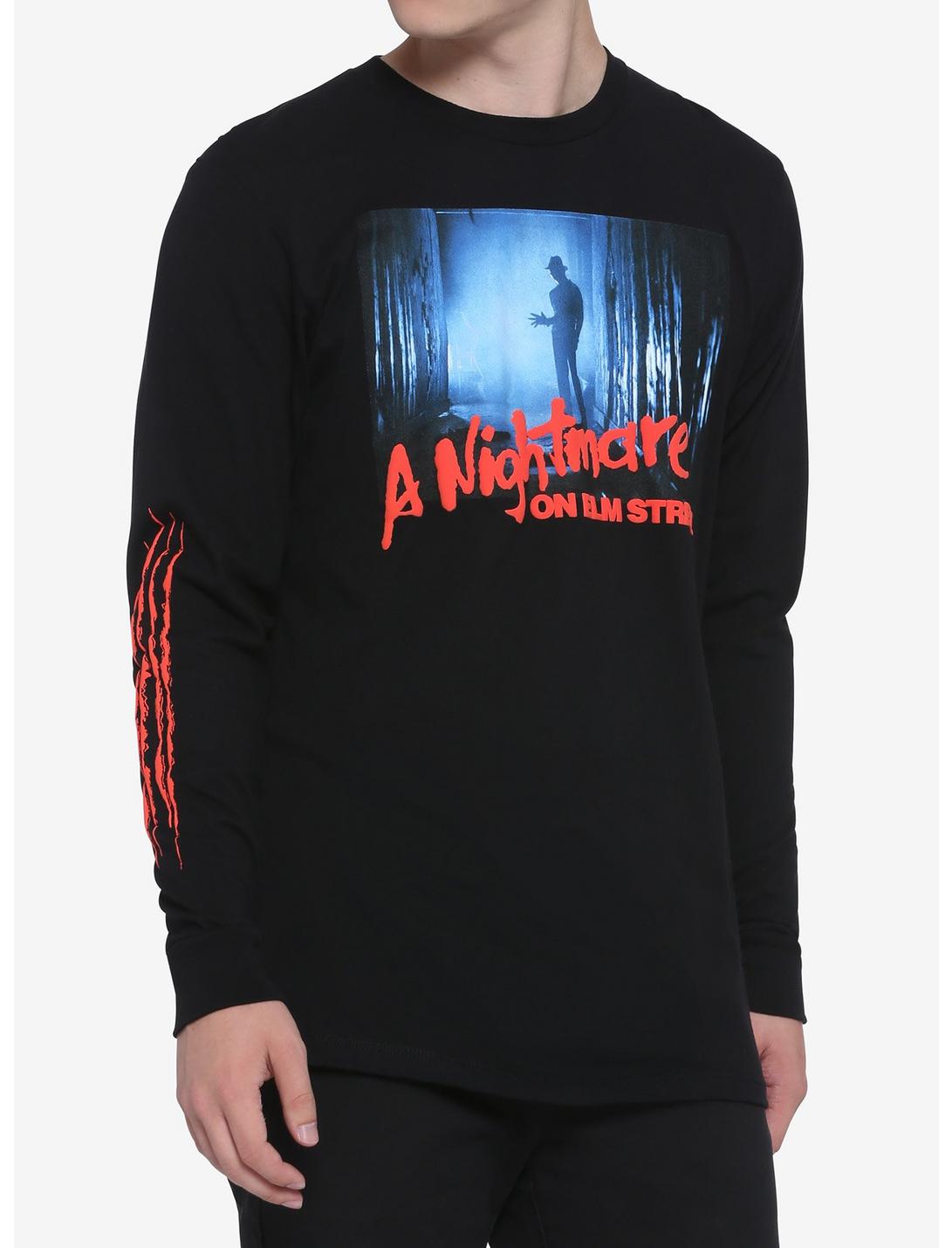 A Nightmare On Elm Street Freddy Glove Back Long-Sleeve T-Shirt, MULTI, hi-res