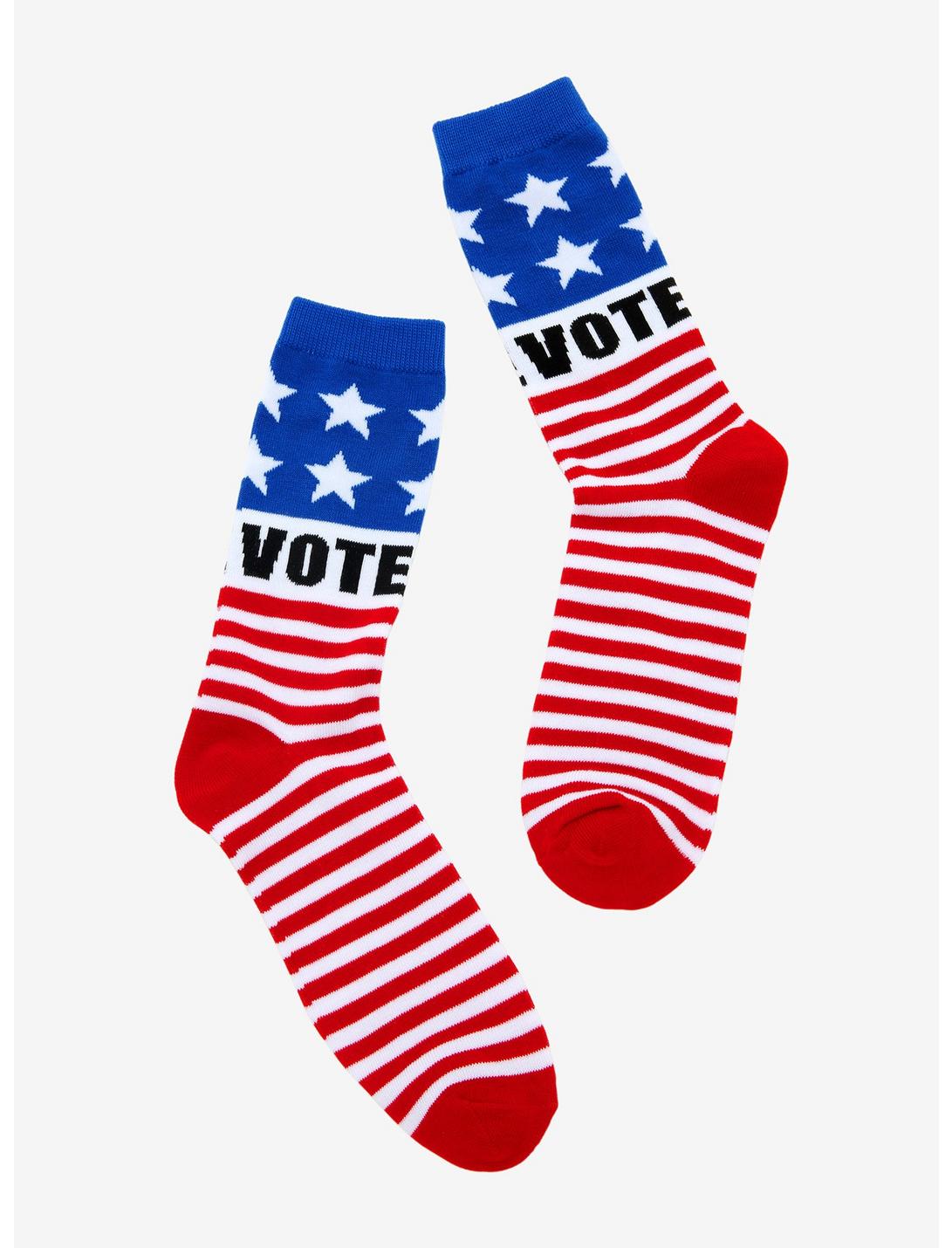 Vote Stars & Stripes Crew Socks, , hi-res