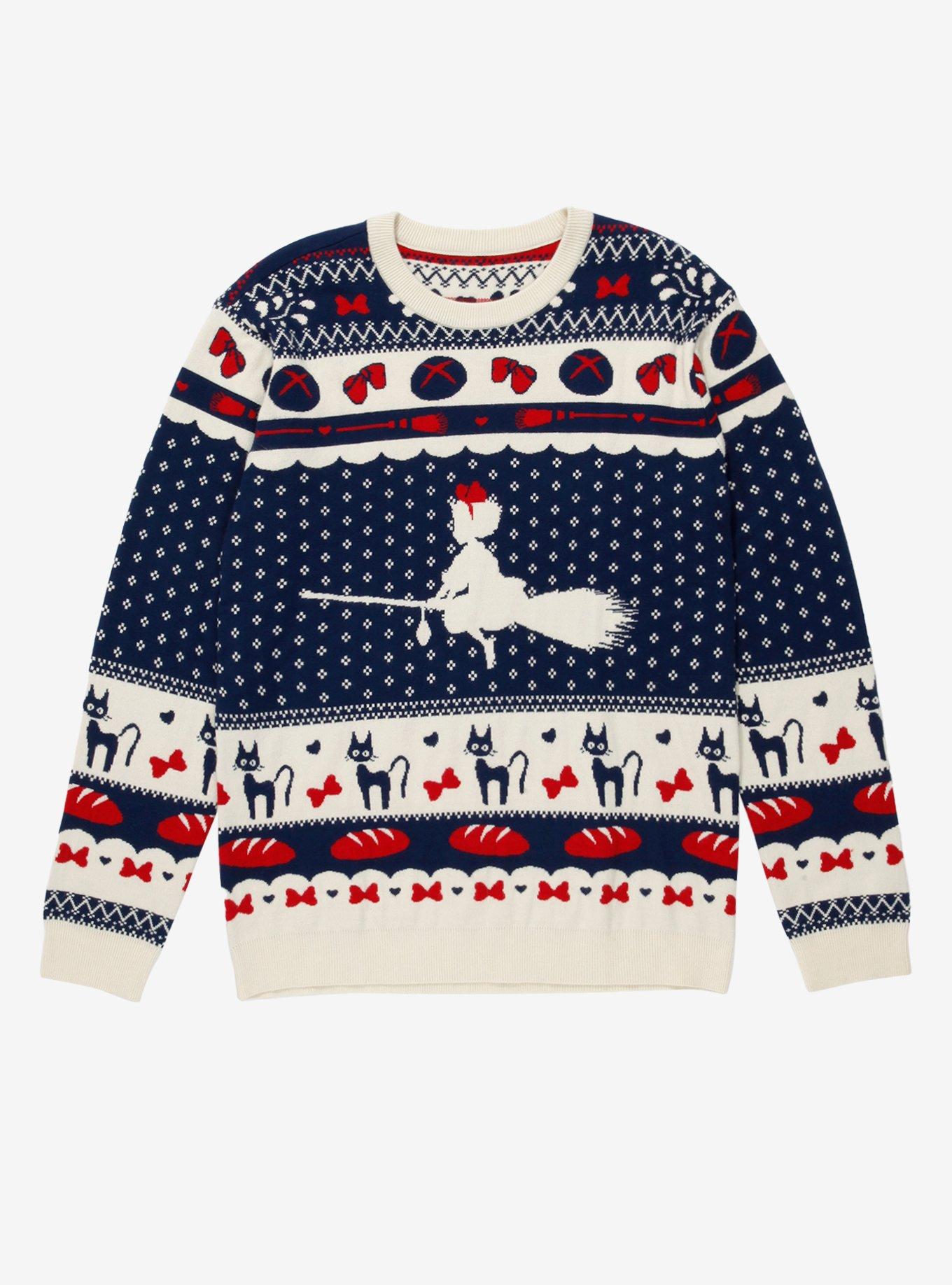 Our Universe Studio Ghibli Kiki's Delivery Service Fair Isle Sweater, MULTI, hi-res