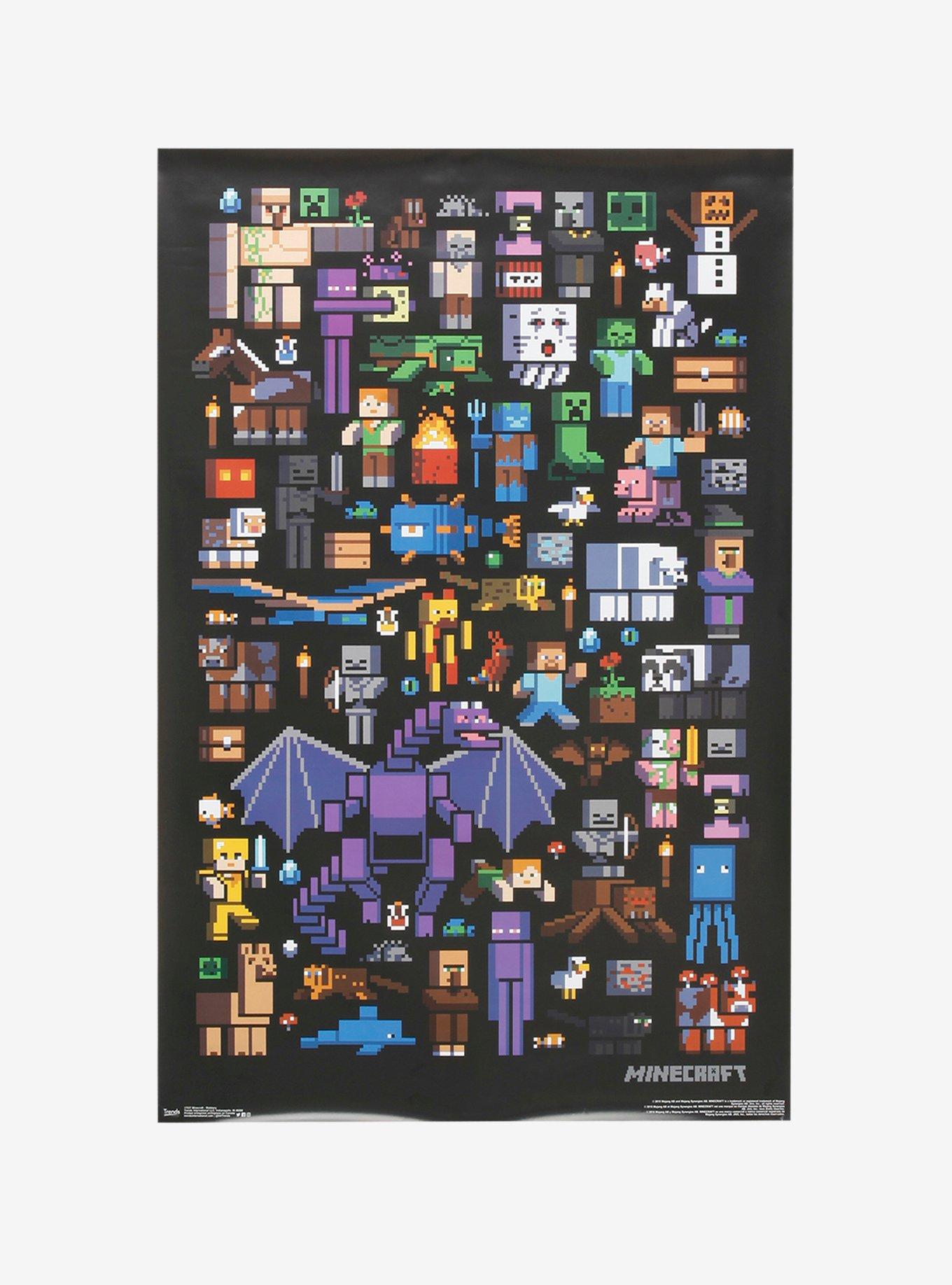 Minecraft Mobbery Poster, , hi-res