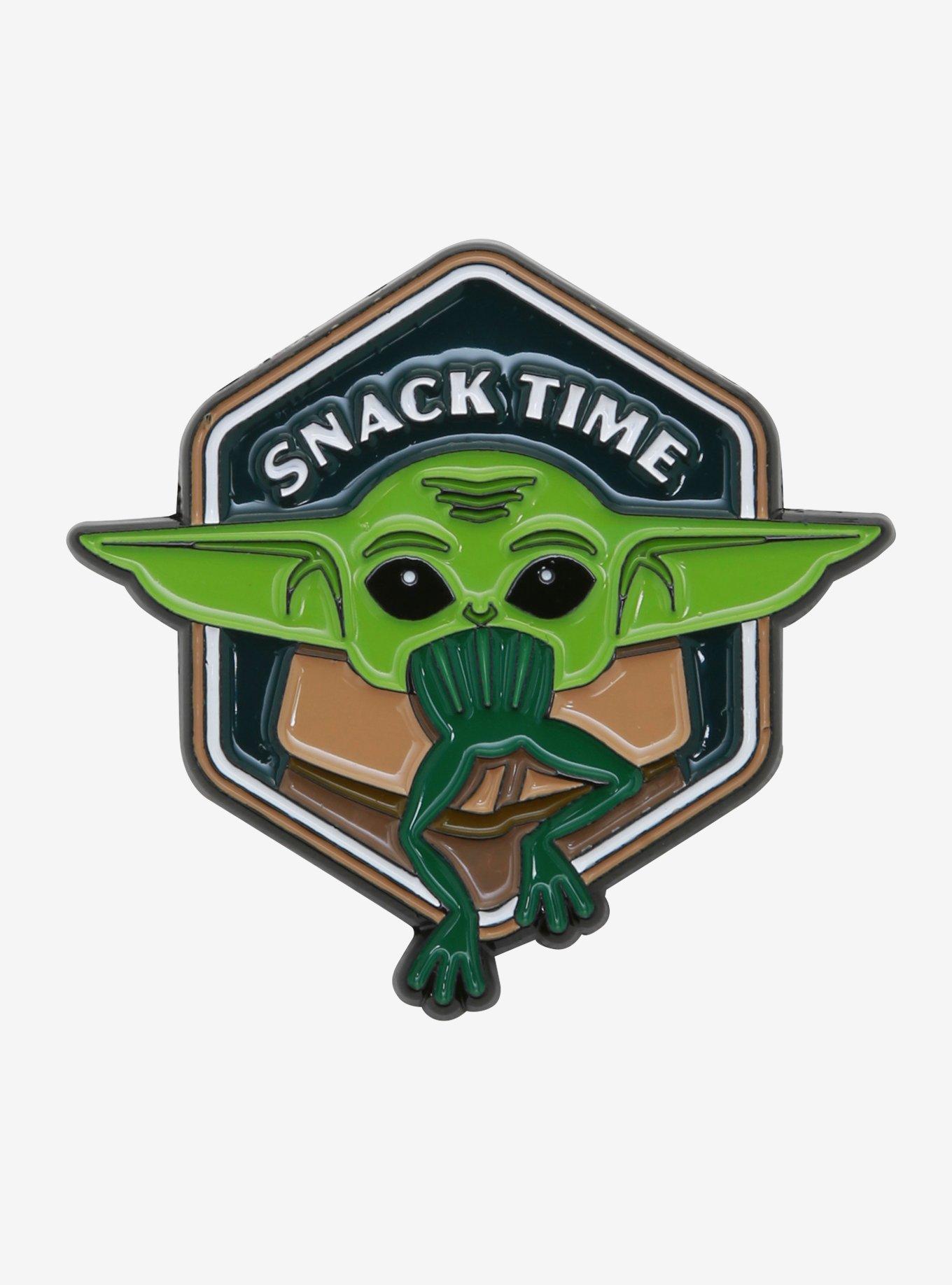 Star Wars The Mandalorian Snack Time Enamel Pin, , hi-res