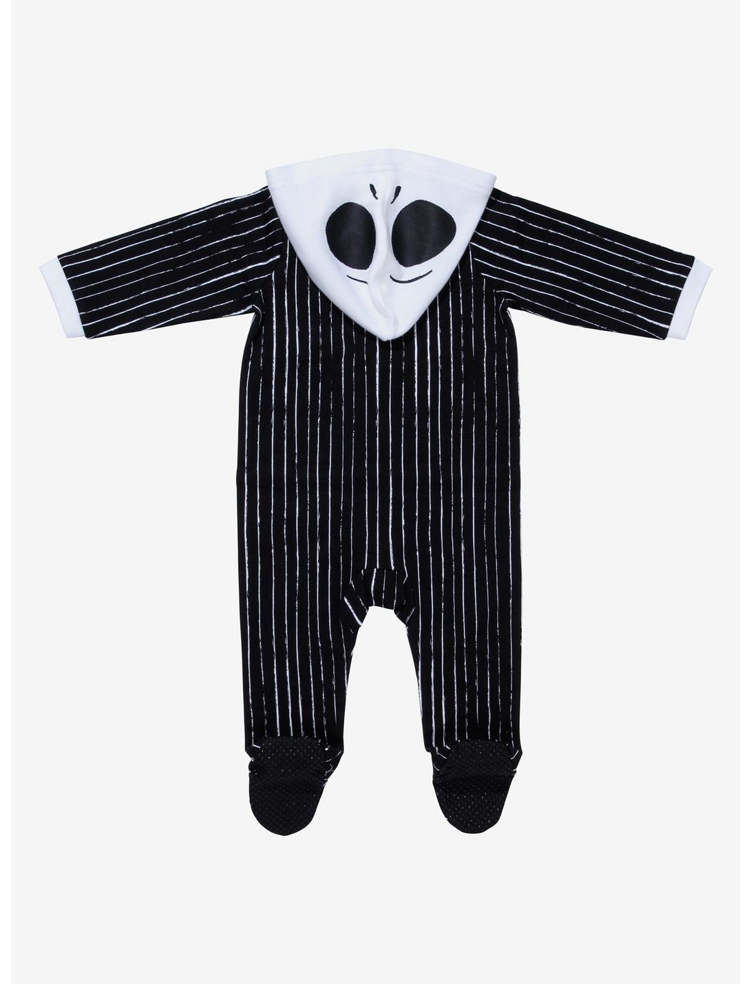 Disney The Nightmare Before Christmas Jack Skellington Hooded Infant One-Piece - BoxLunch Exclusive, BLACK, hi-res