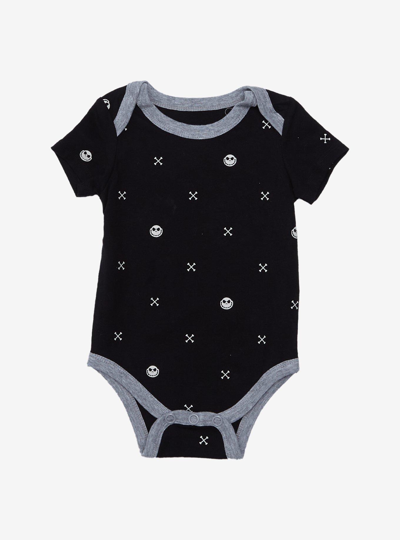 Disney The Nightmare Before Christmas Jack Infant One-Piece - BoxLunch Exclusive, BLACK, hi-res