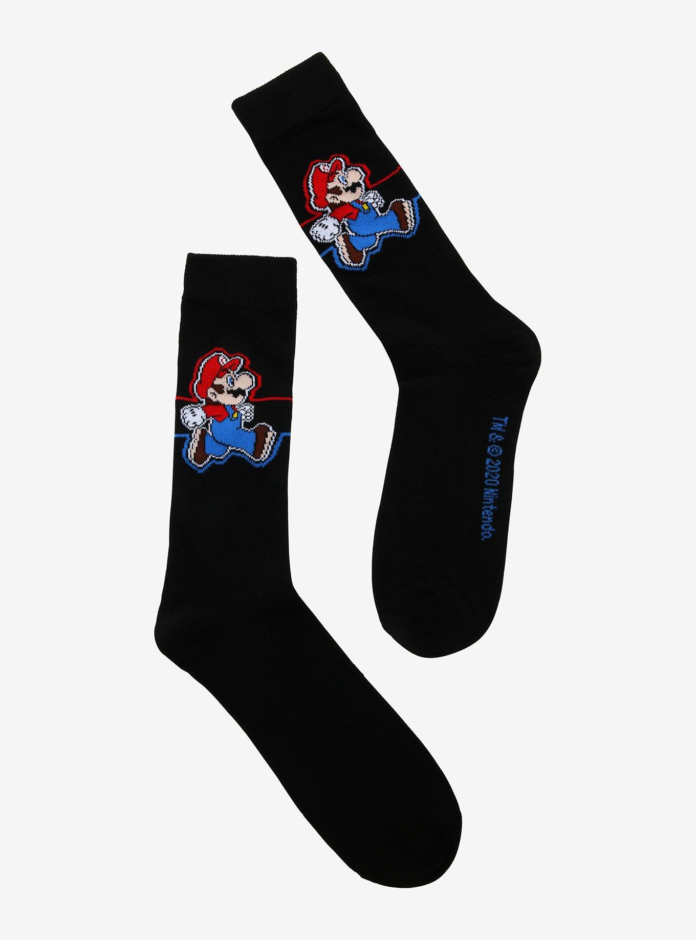 Super Mario Bros. Mario Run Crew Socks, , hi-res