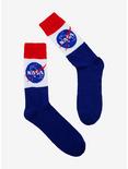 NASA Logo Color-Block Crew Socks, , hi-res
