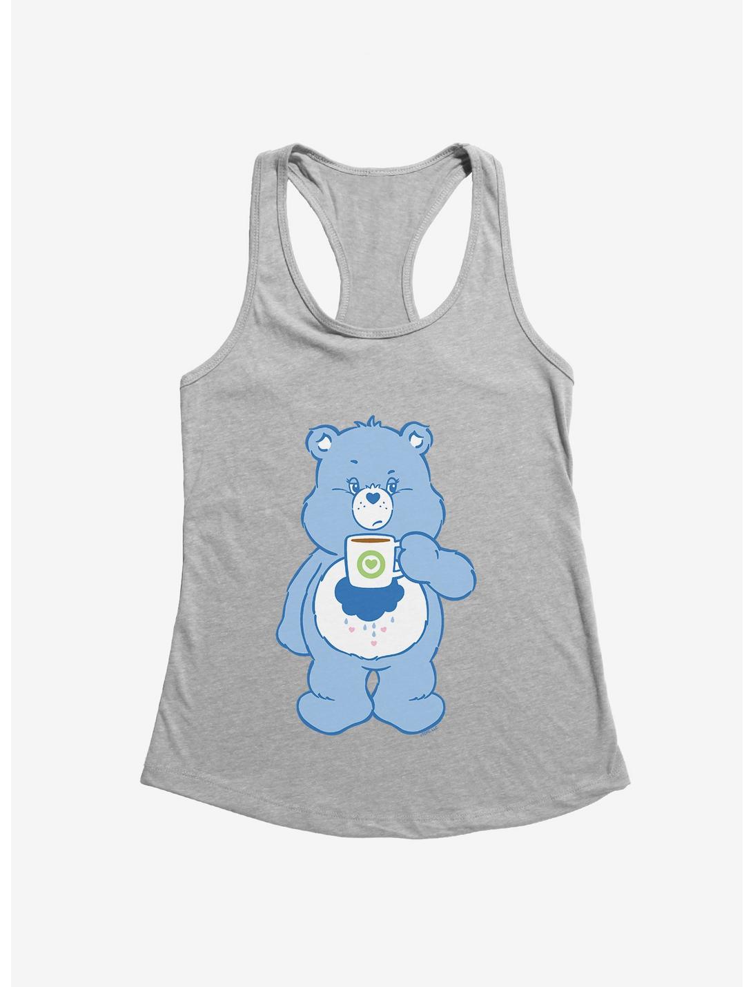 Care Bears Grumpy Bear Coffee Girls Tank, HEATHER, hi-res