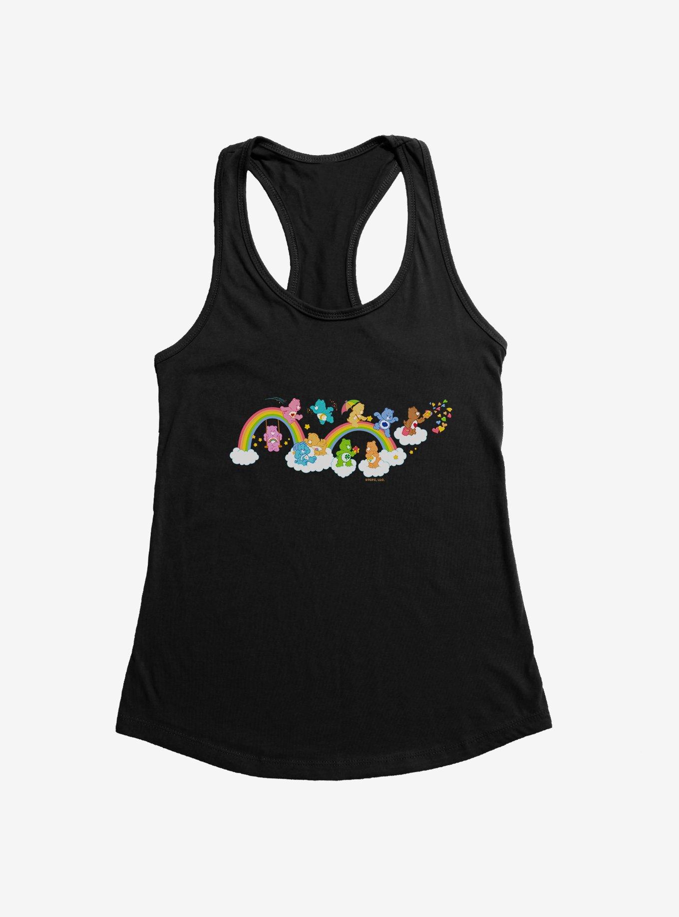 Care Bears Rainbow Slide Girls Tank, BLACK, hi-res