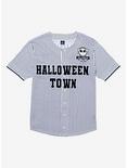 Disney The Nightmare Before Christmas Halloween Town Baseball Jersey - BoxLunch Exclusive, PINSTRIPE, hi-res