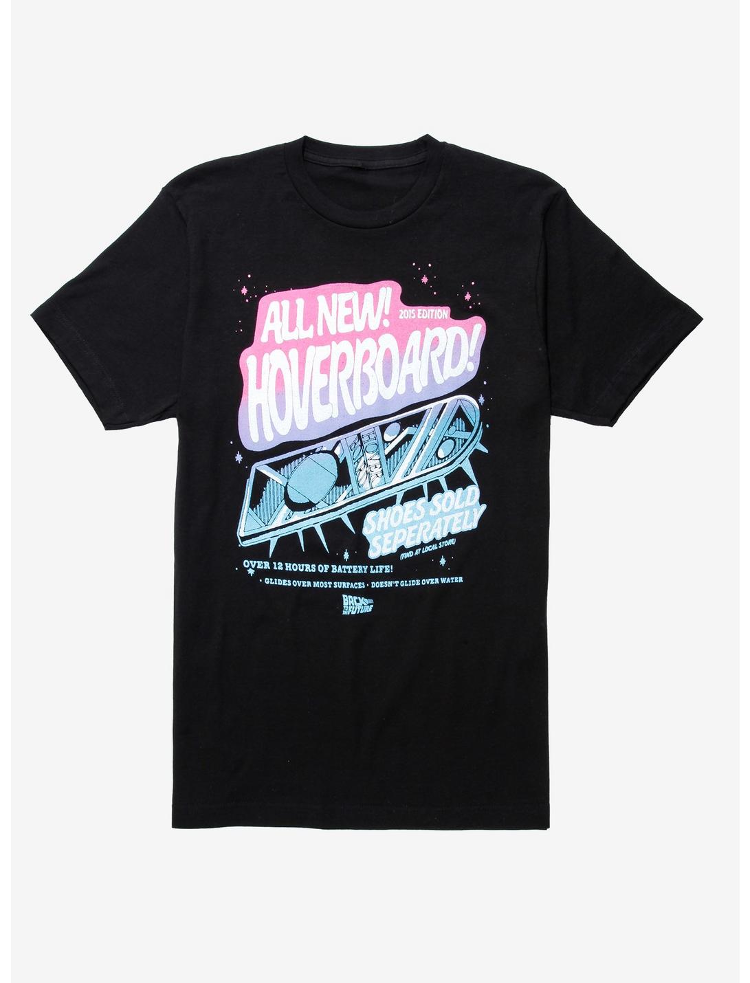 Back to the Future Hoverboard T-Shirt - BoxLunch Exclusive, BLACK, hi-res