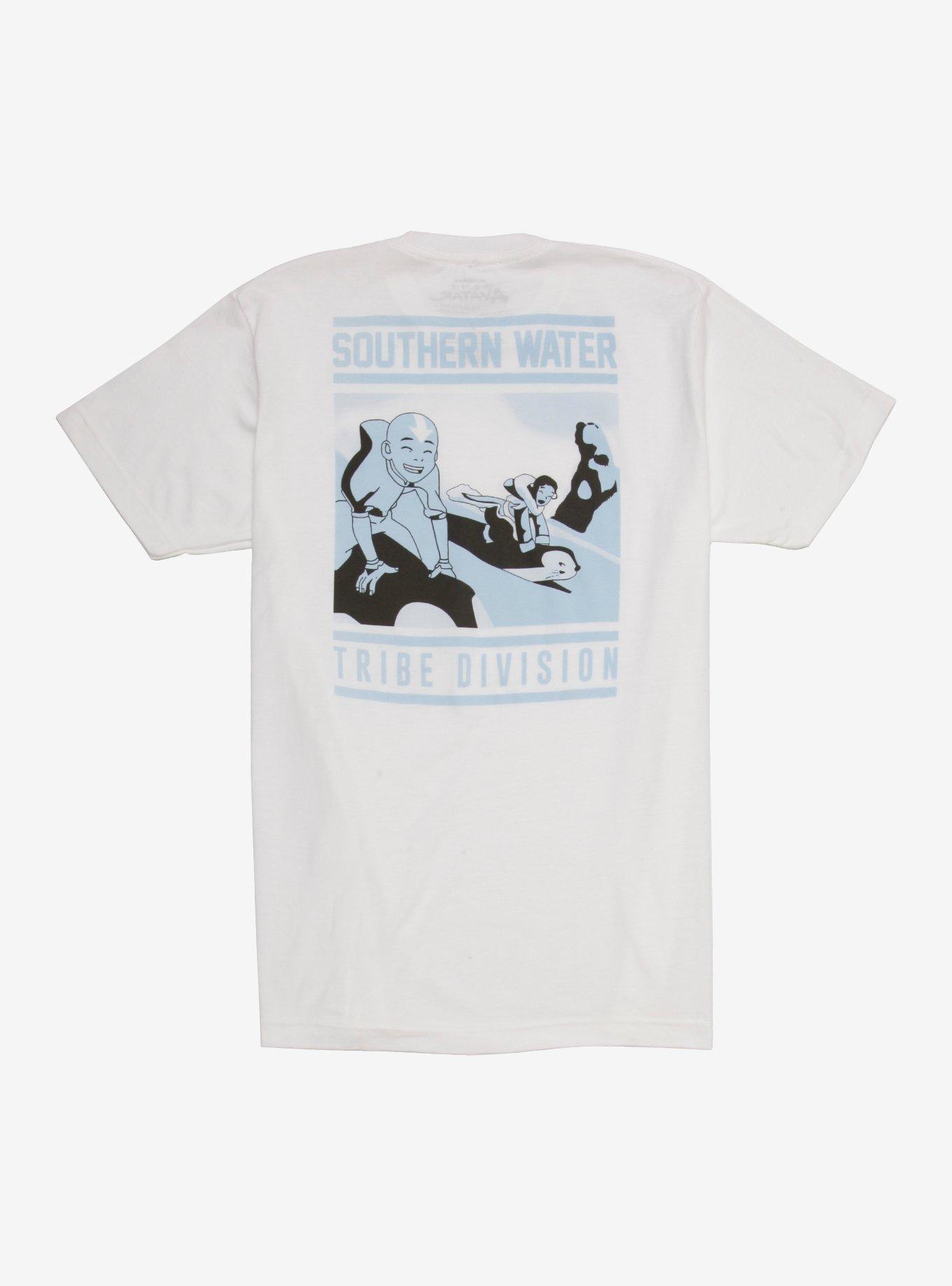 Avatar: The Last Airbender Penguin Sledding T-Shirt - BoxLunch Exclusive, WHITE, hi-res