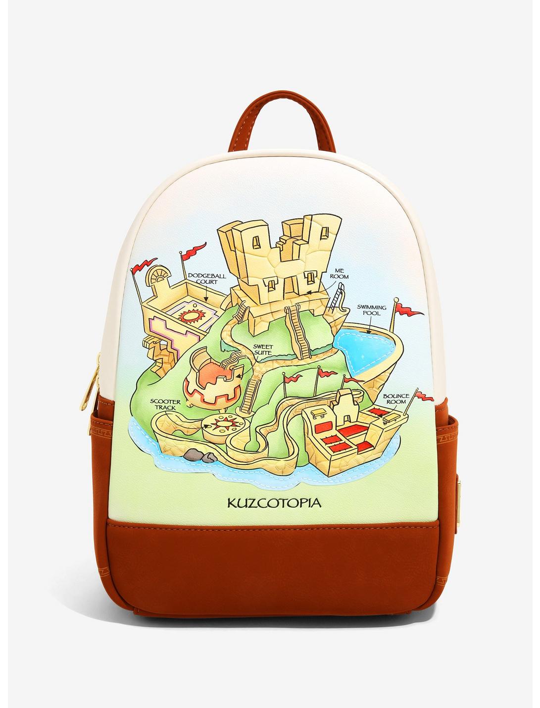 Plus Size Loungefly Disney The Emperor's New Groove Kuzcotopia Mini Backpack - BoxLunch Exclusive, , hi-res