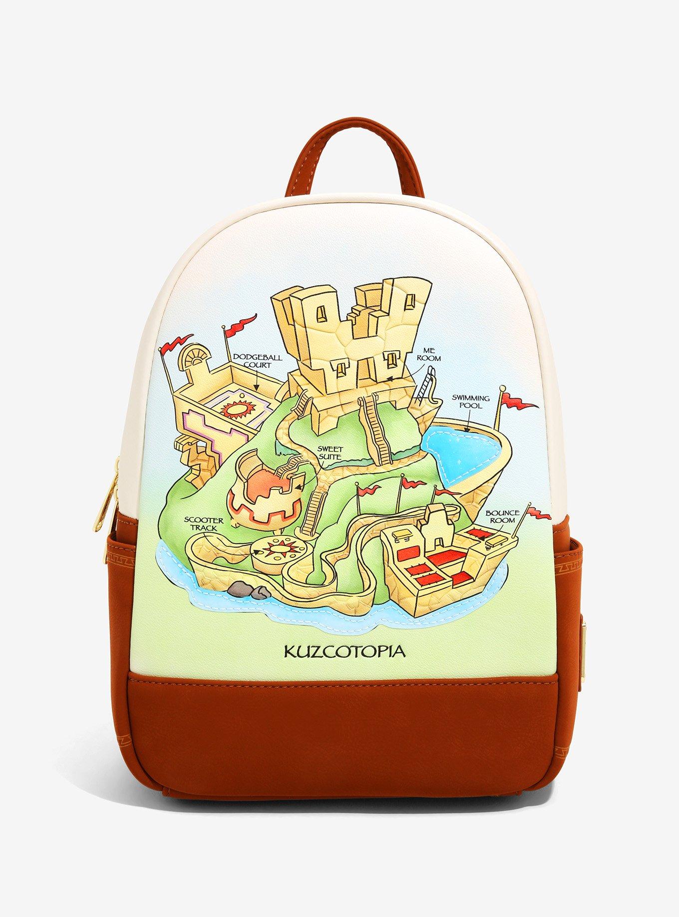 Loungefly Disney The Emperor s New Groove Kuzcotopia Mini Backpack BoxLunch Exclusive BoxLunch