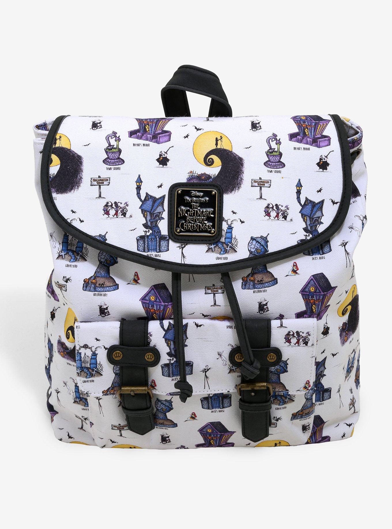 Loungefly Disney The Nightmare Before Christmas Halloween Town Rucksack - BoxLunch Exclusive, , hi-res