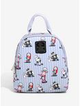 Loungefly Disney The Nightmare Before Christmas Cast Striped Mini Backpack - BoxLunch Exclusive, , hi-res