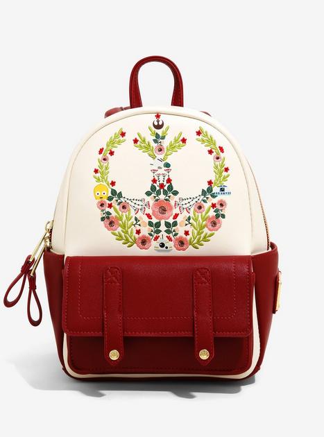 Loungefly Star Wars Droids Floral Mini Backpack - BoxLunch Exclusive - FIRM Loungefly Star Wars Droids Floral Mini Backpack - BoxLunch  main image 4