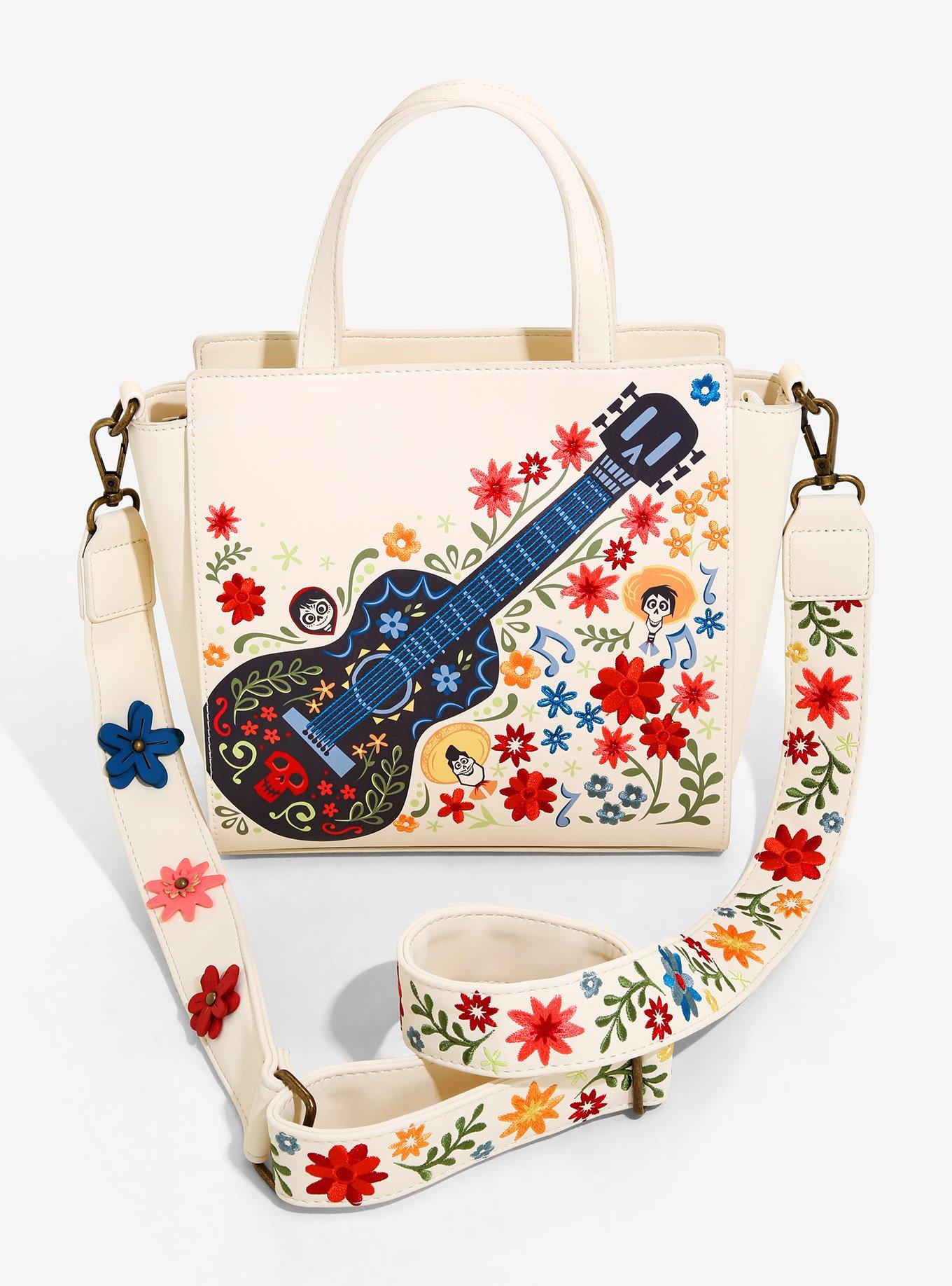 Loungefly Disney Pixar Coco Floral Handbag BoxLunch Exclusive