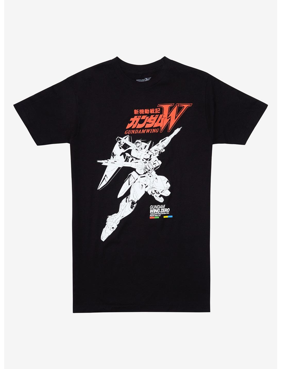 Mobile Suit Gundam Wing Portrait Gundam Wing Zero T-Shirt, MULTI, hi-res