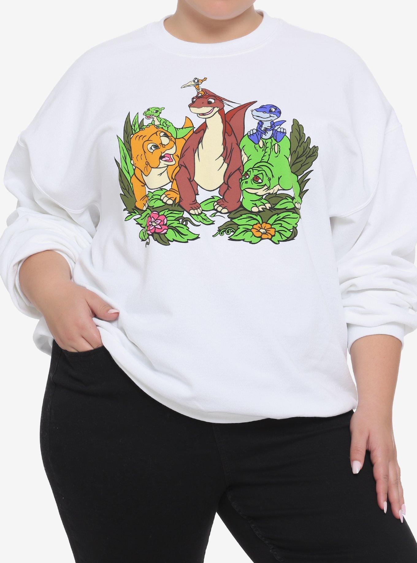 The Land Before Time Girls Sweatshirt Plus Size, MULTI, hi-res