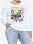 My Hero Academia Chibi Heroes Long-Sleeve Girls T-Shirt Plus Size, MULTI, hi-res