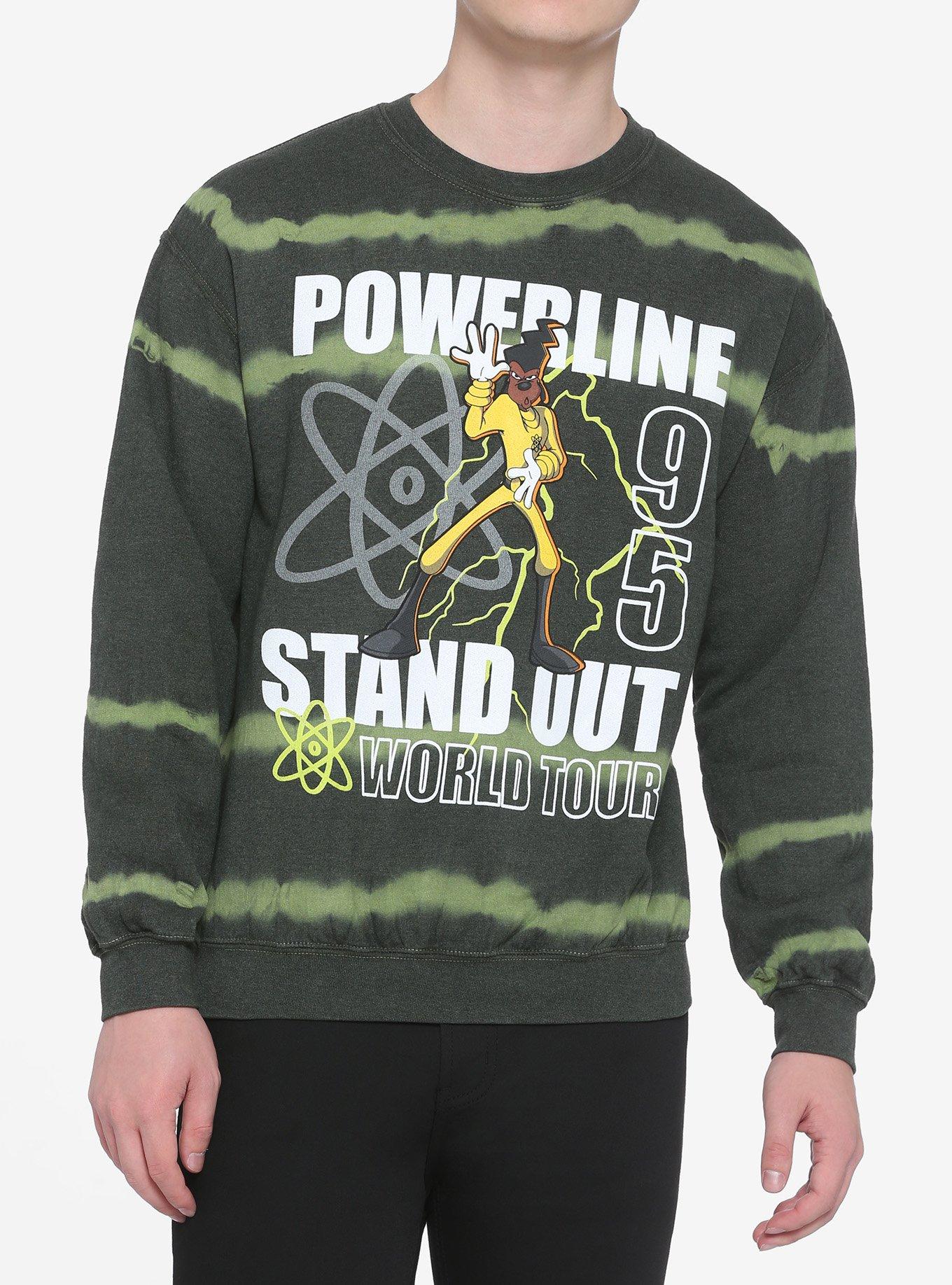 Disney A Goofy Movie Powerline Atom Tie-Dye Sweatshirt, MULTI, hi-res