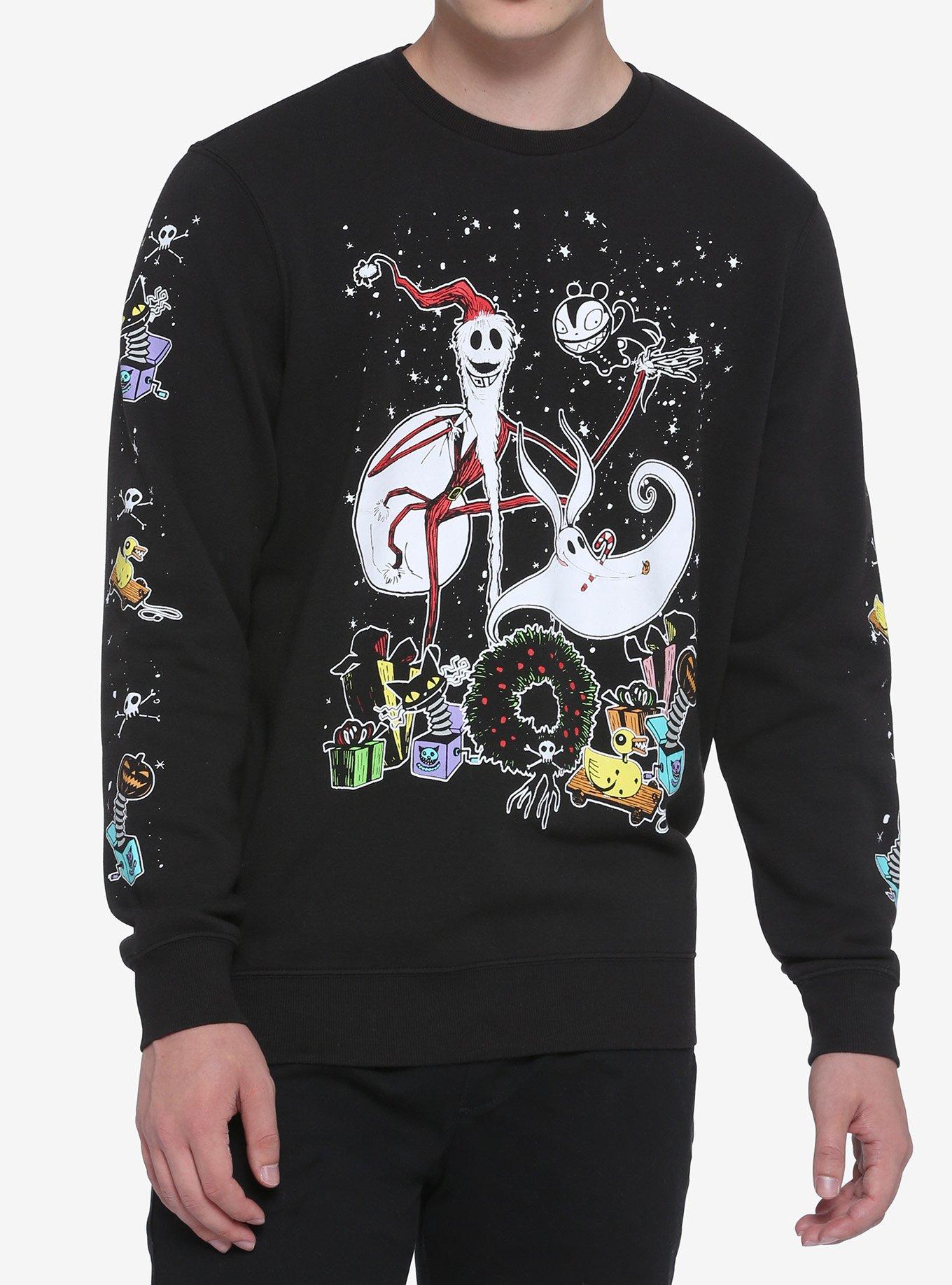 The Nightmare Before Christmas Santa Jack Sweatshirt Hot Topic