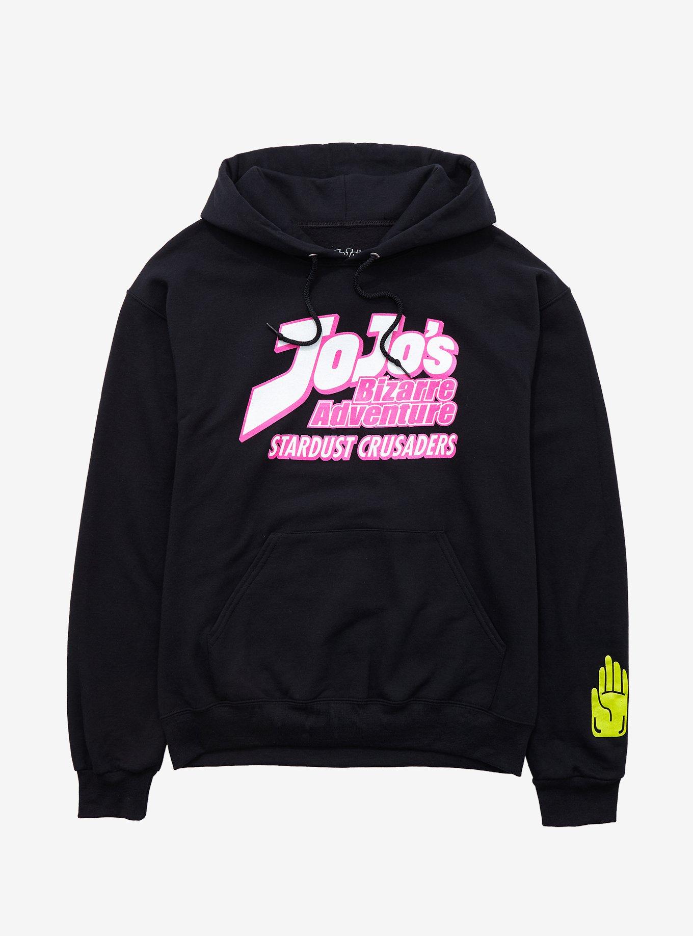 JoJo's Bizarre Adventure: Stardust Crusaders Logo & Jotaro Hoodie, MULTI, hi-res