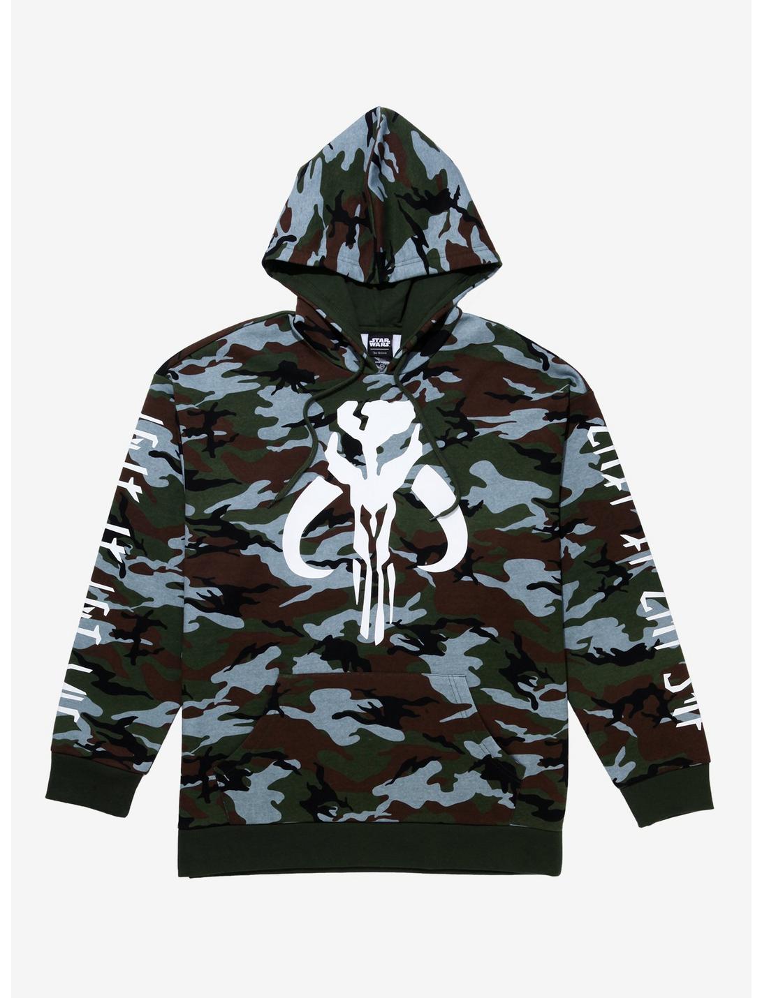 Our Universe Star Wars The Mandalorian Camouflage Hoodie, CAMO, hi-res