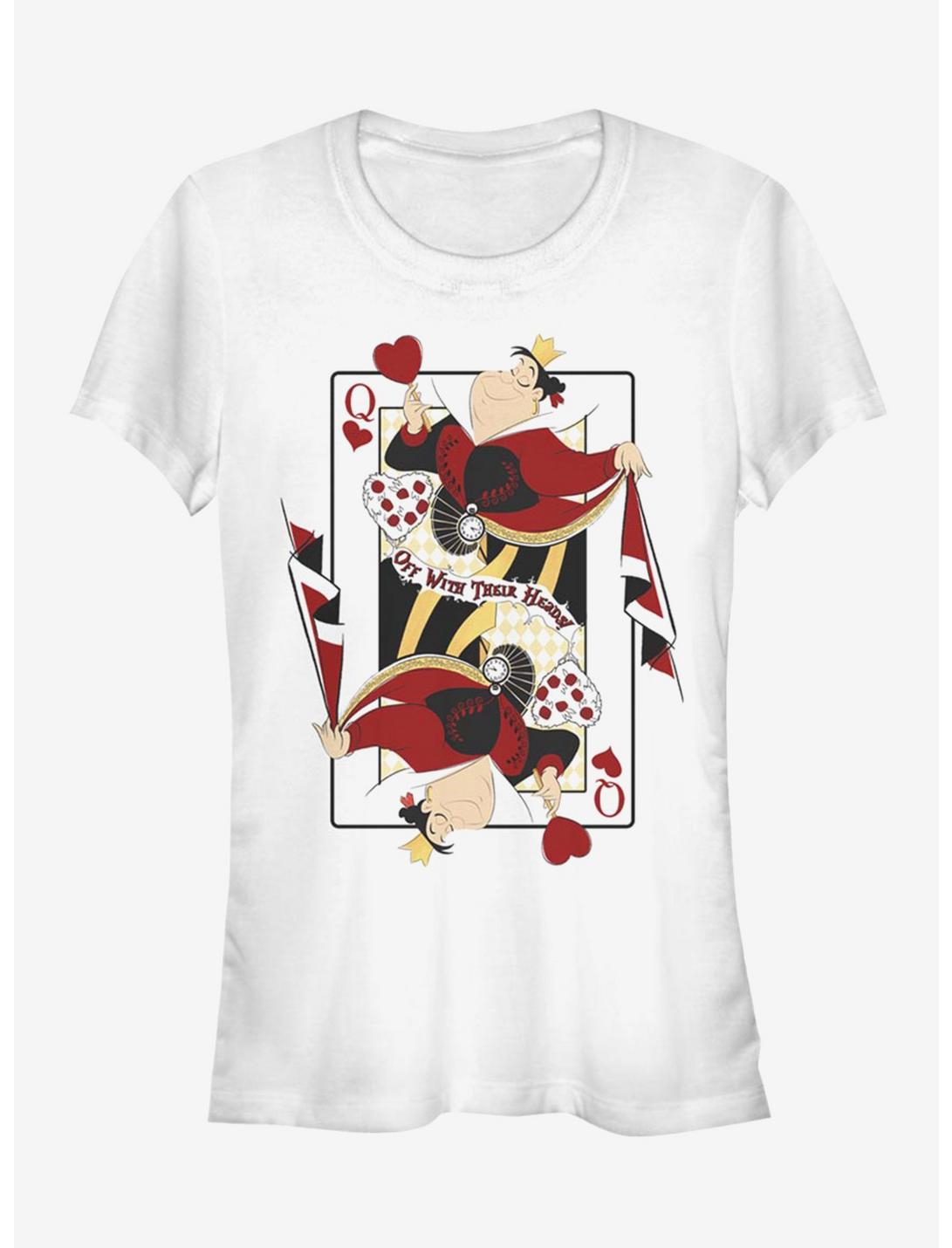 Disney Alice In Wonderland Queen Of Hearts Girls T-Shirt, WHITE, hi-res