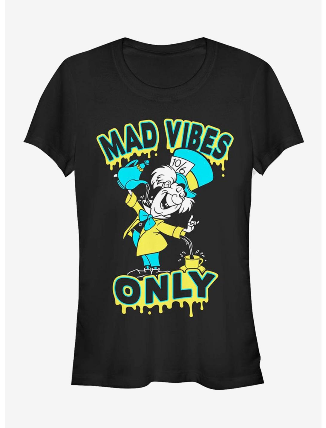 Disney Alice In Wonderland Spill It Hatter Girls T-Shirt, BLACK, hi-res