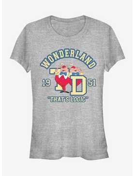Disney Alice In Wonderland Tweedle Collegiate Girls T-Shirt, , hi-res