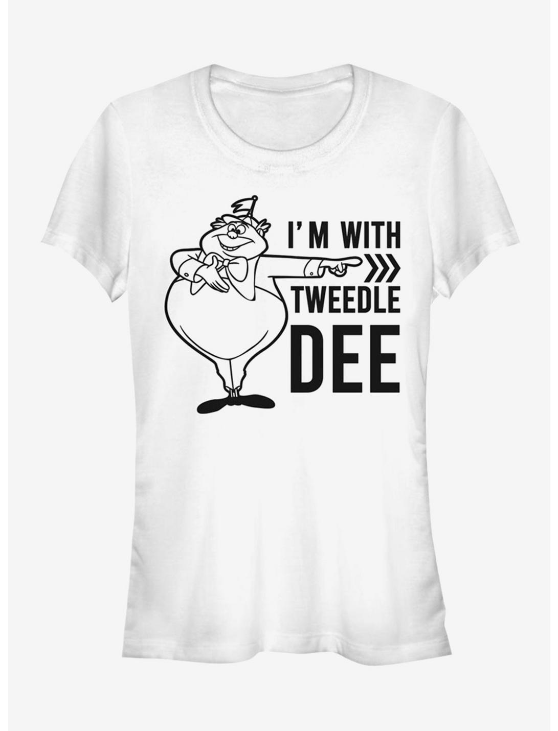 Disney Alice In Wonderland Tweedle Dee Dum Dee Girls T-Shirt, WHITE, hi-res