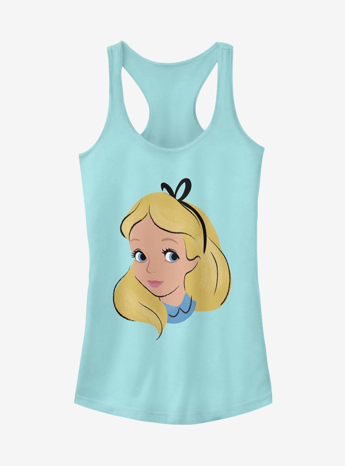Disney Alice In Wonderland Big Face Girls Tank, , hi-res