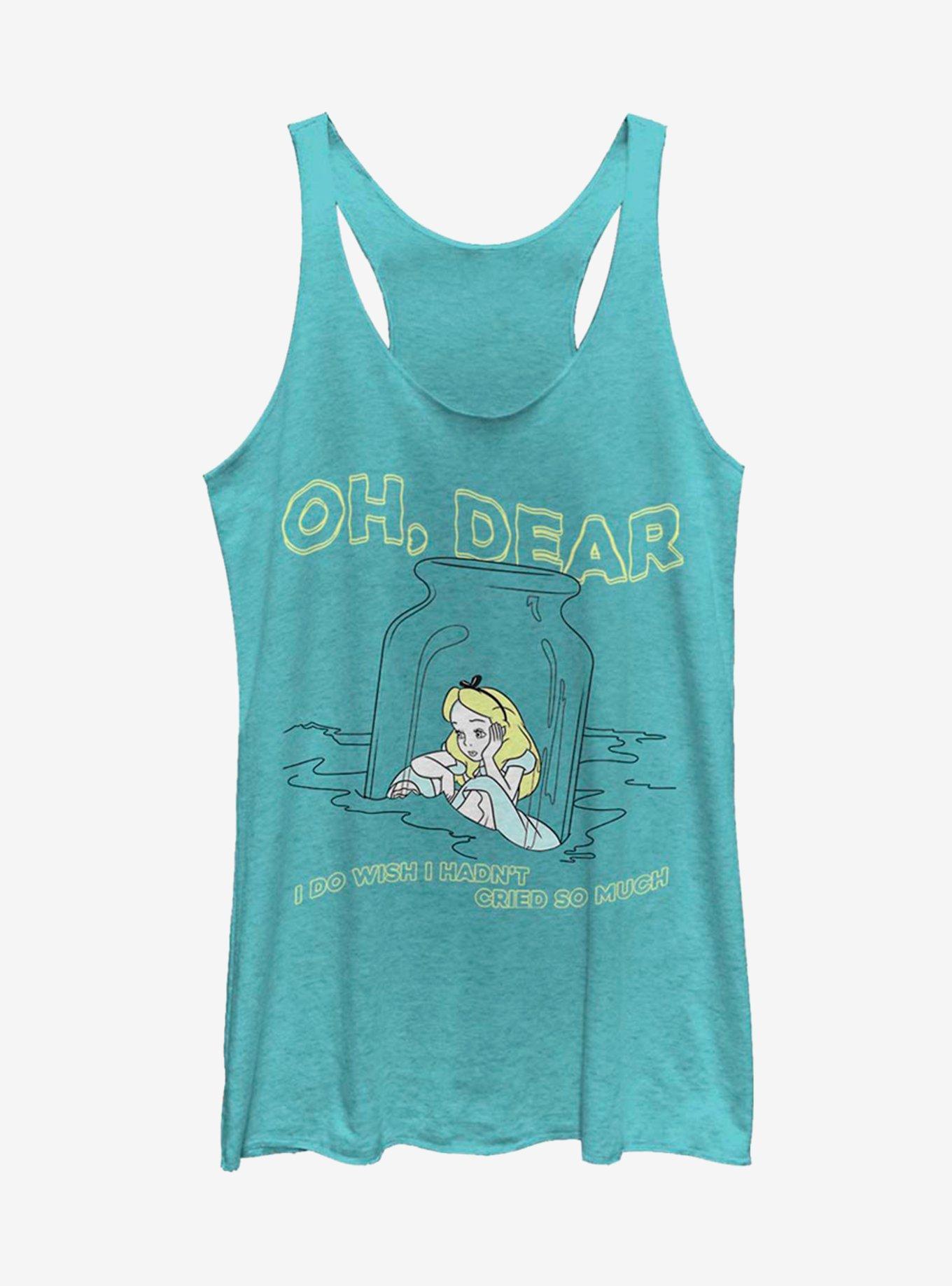 Disney Alice In Wonderland Dear Tears Girls Tank, TAHI BLUE, hi-res