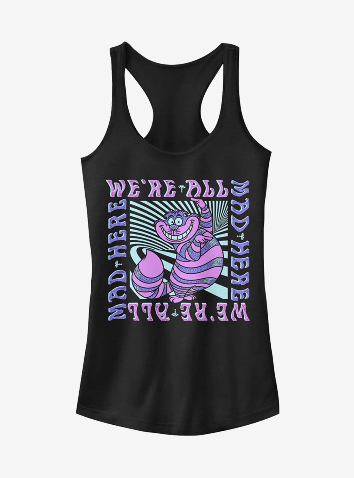 Disney Alice In Wonderland Mad Here Trip Girls Tank, , hi-res