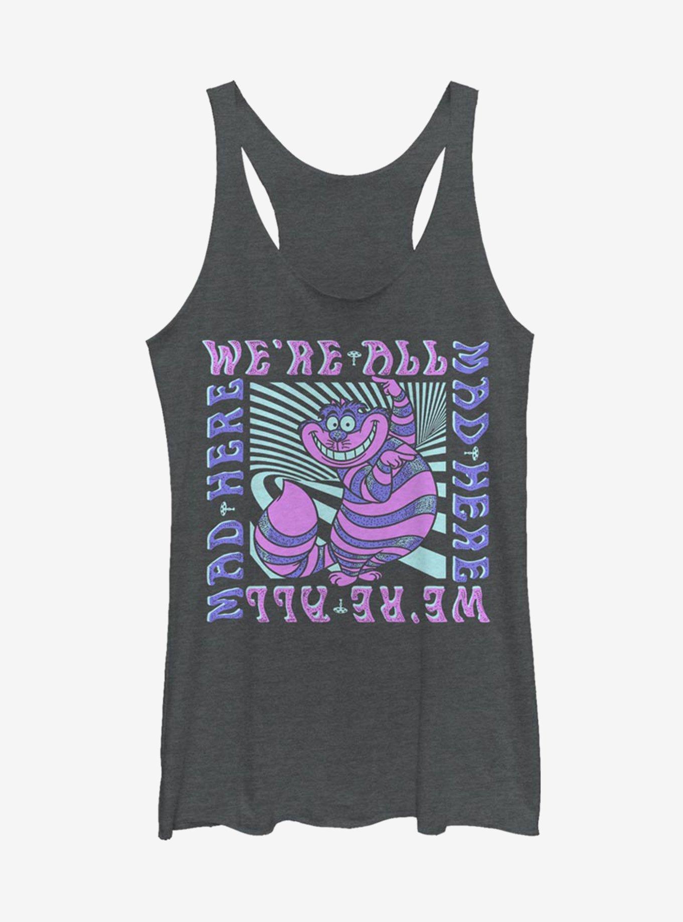 Disney Alice In Wonderland Mad Here Trip Girls Tank, , hi-res