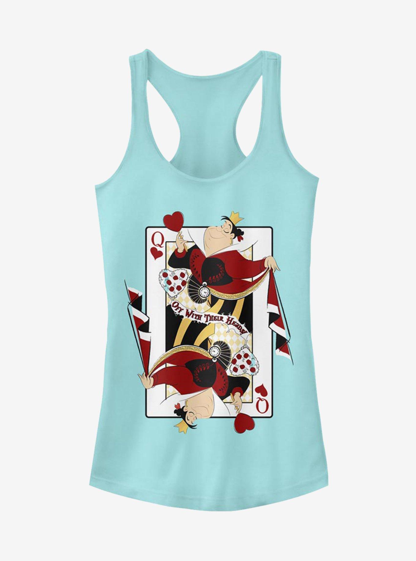 Disney Alice Wonderland Queen Of Hearts Girls Tank