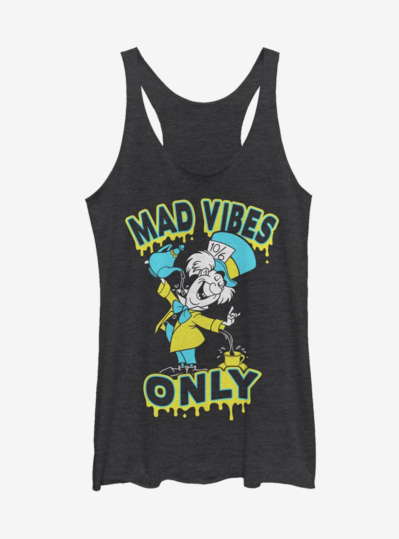 Disney Alice In Wonderland Spill It Hatter Girls Tank, BLK HTR, hi-res