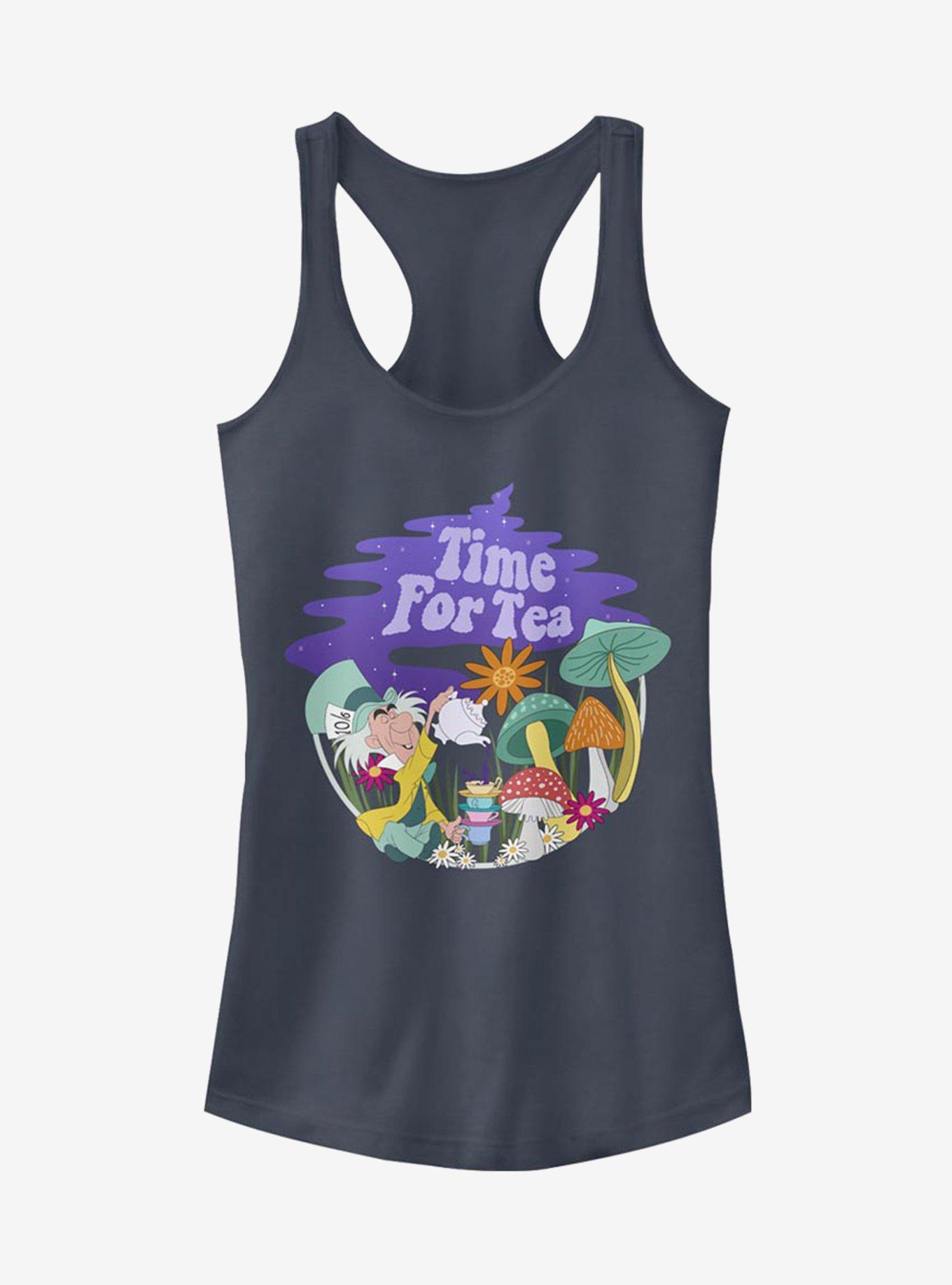 Disney Alice In Wonderland Tea Time Filled Girls Tank, INDIGO, hi-res