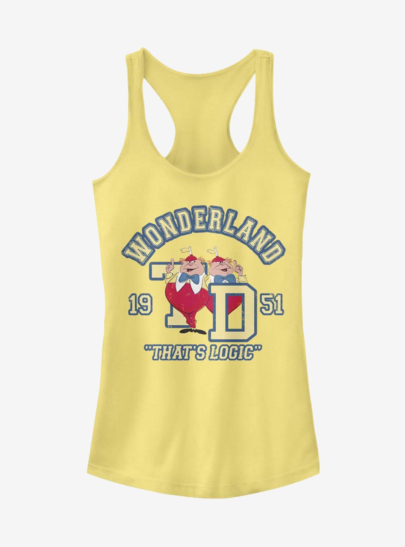 Disney Alice In Wonderland Tweedle Collegiate Girls Tank, , hi-res
