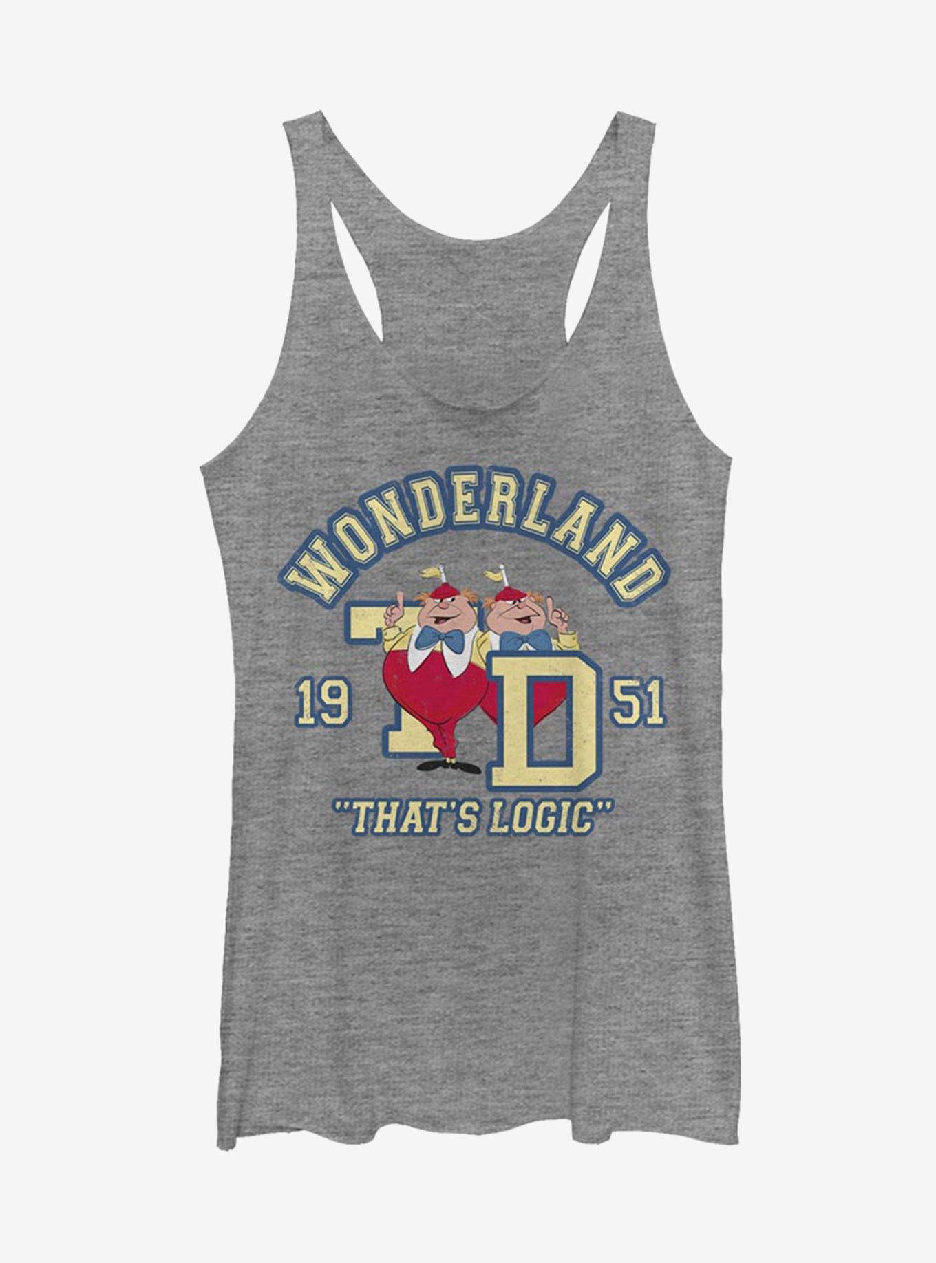 Disney Alice In Wonderland Tweedle Collegiate Girls Tank, , hi-res