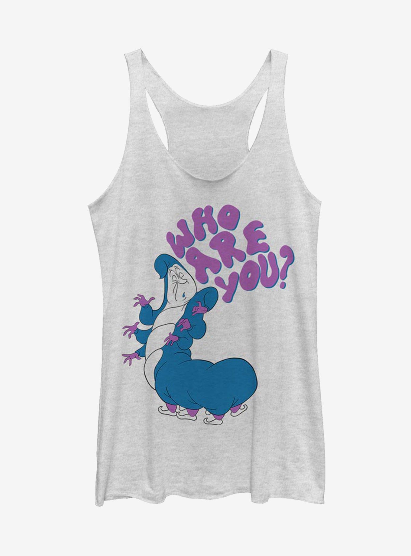 Disney Alice In Wonderland Who Are You Girls Tank, WHITE HTR, hi-res