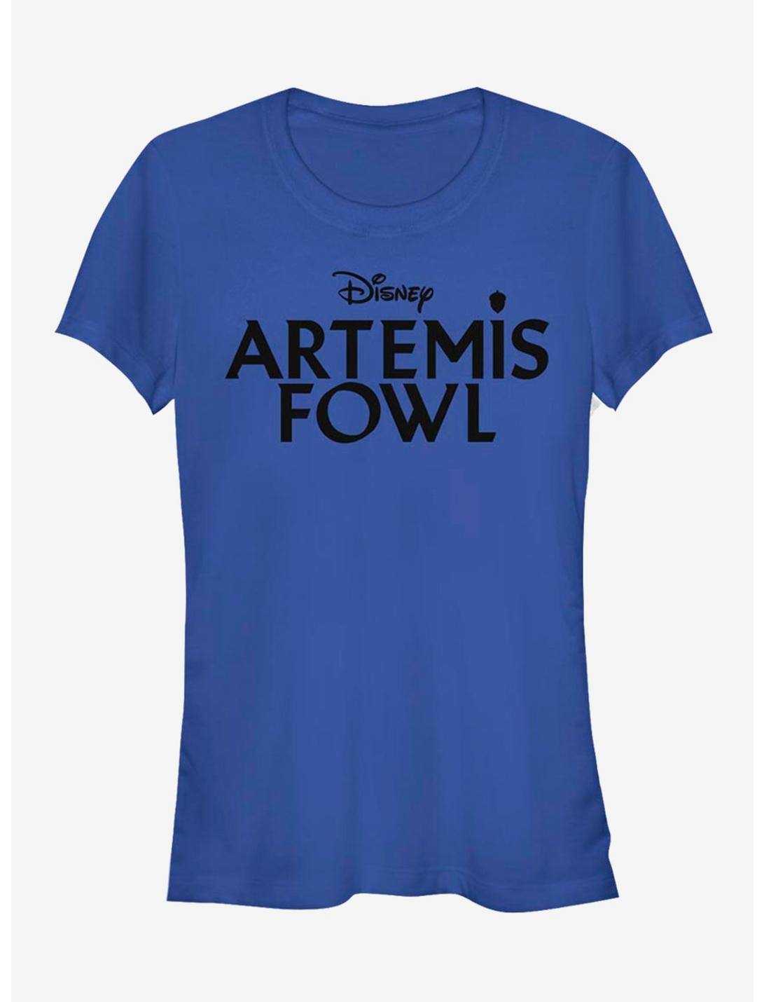 Disney Artemis Fowl Flat Logo Girls T-Shirt, ROYAL, hi-res