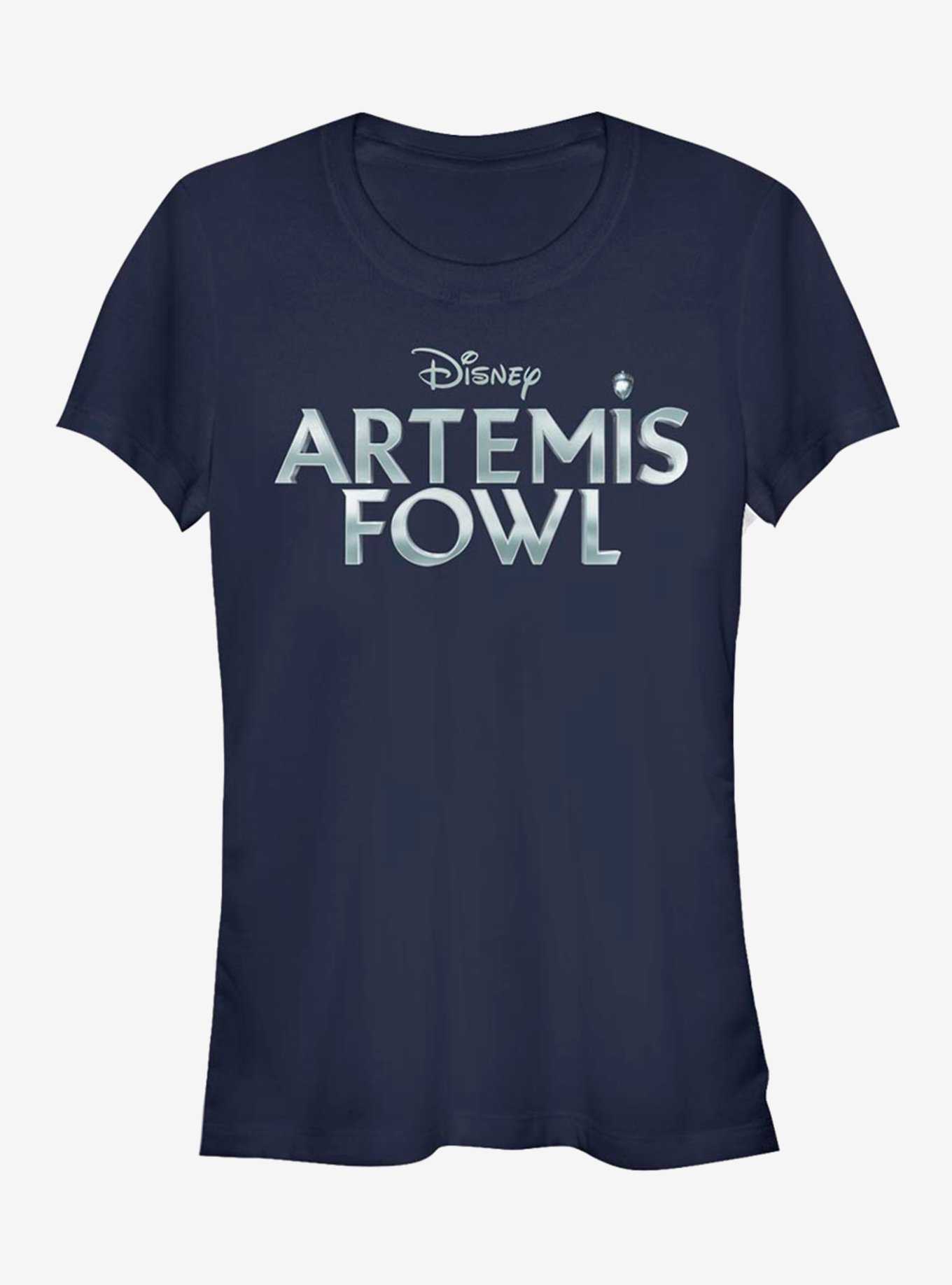 Disney Artemis Fowl Metallic Logo Girls T-Shirt, , hi-res
