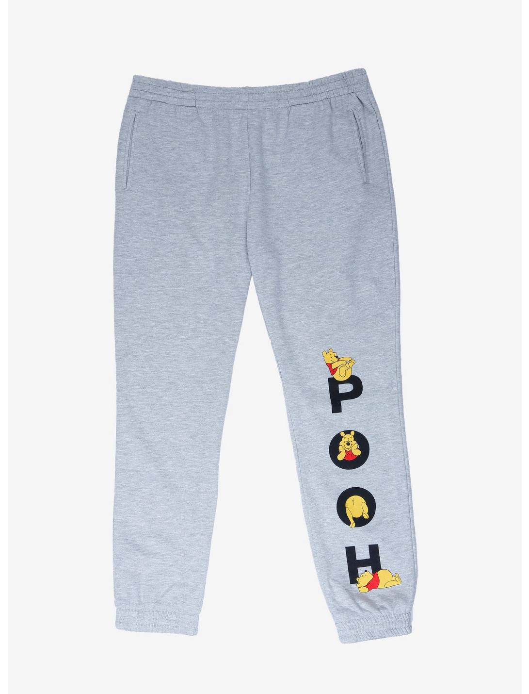 Disney Winnie the Pooh Pooh Lettering Joggers - BoxLunch Exclusive, HEATHER GREY, hi-res