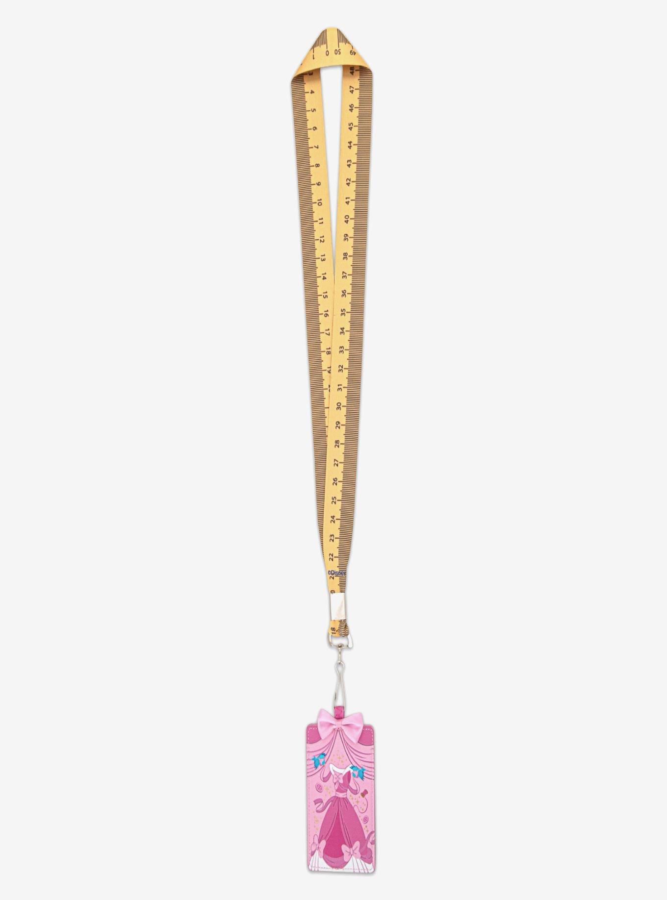 Loungefly Disney Cinderella Dress Measuring Tape Lanyard, , hi-res