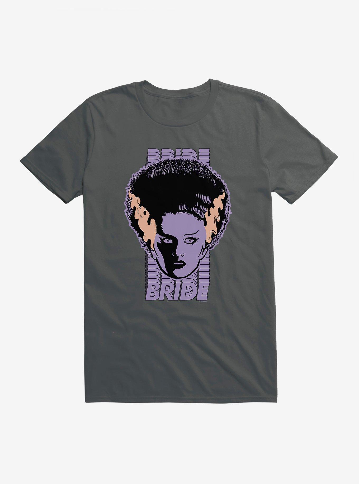 Bride Of Frankenstein Script Stack T-Shirt, , hi-res