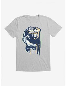King Kong Climbing High Bold Sketch T-Shirt, HEATHER GREY, hi-res