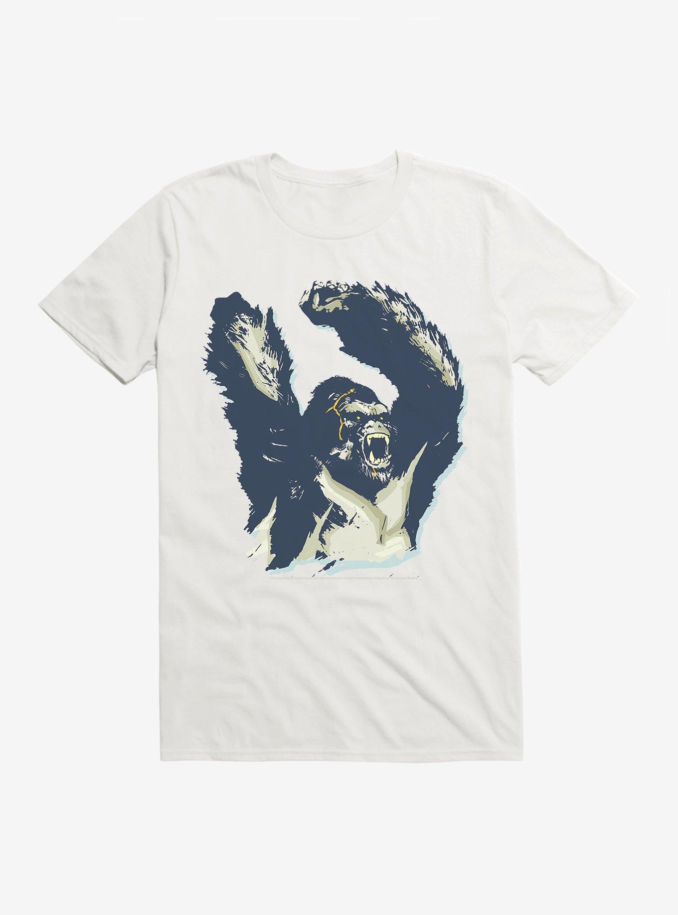 King Kong The King Shaded Outline T-Shirt, , hi-res