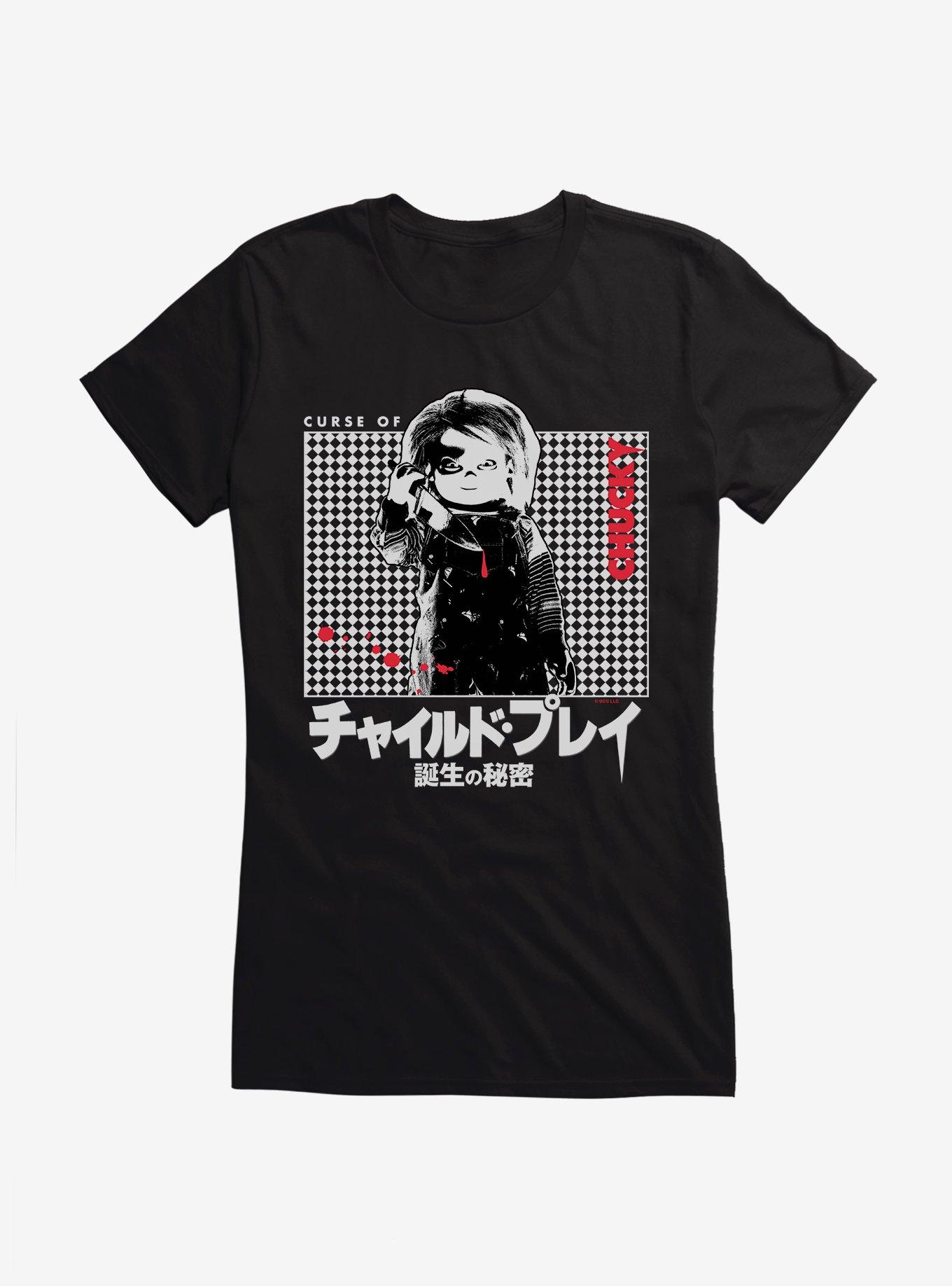 Chucky Child Play Japanese Text Girls T-Shirt | Hot Topic