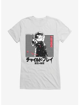 Chucky Child Play Japanese Text Girls T-Shirt, , hi-res